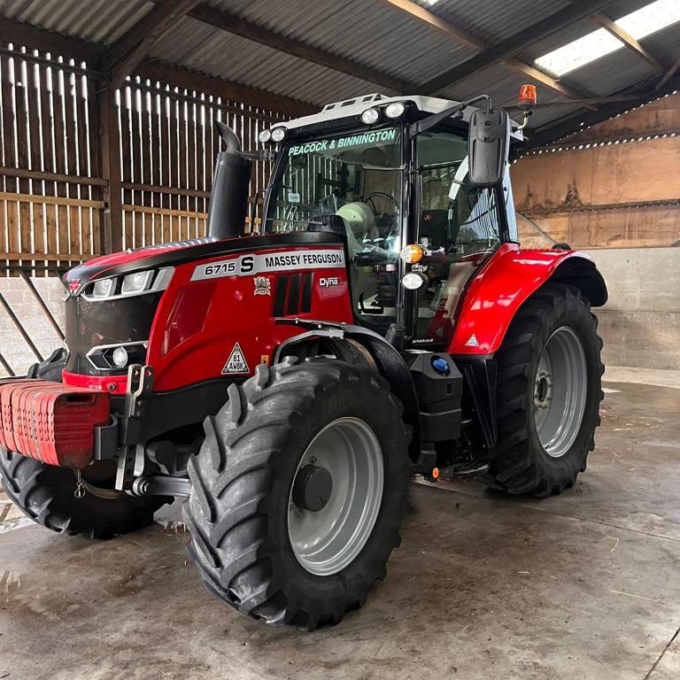 Clean tractor ready for Winter storage