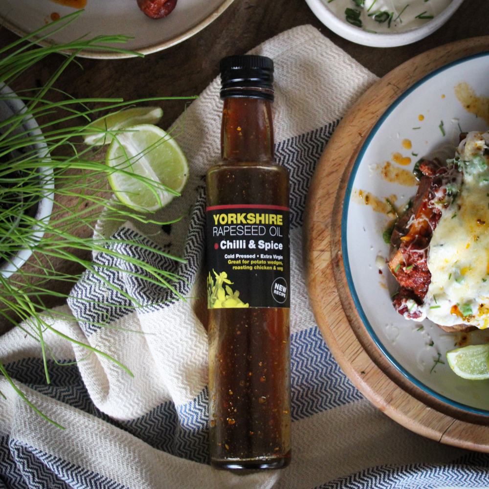 Yorkshire Rapeseed Oil Chilli & Spice Flavoured Oil