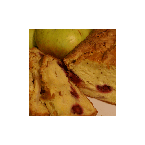 Apple and Raspberry Loaf