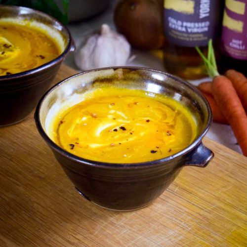 Roasted Carrot & Lentil Soup