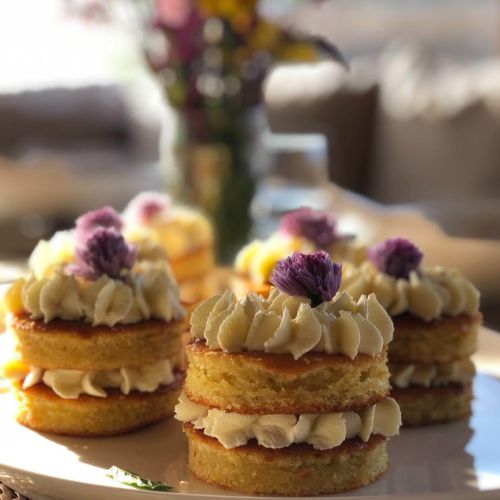 Yorkshire Rapeseed Oil Orange & Elderflower Sponges