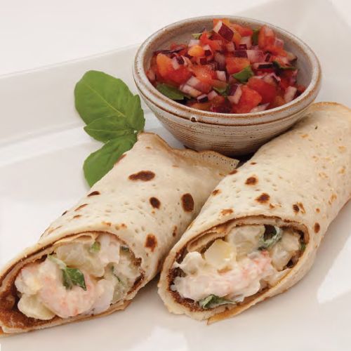 Savoury Prawn Pancakes