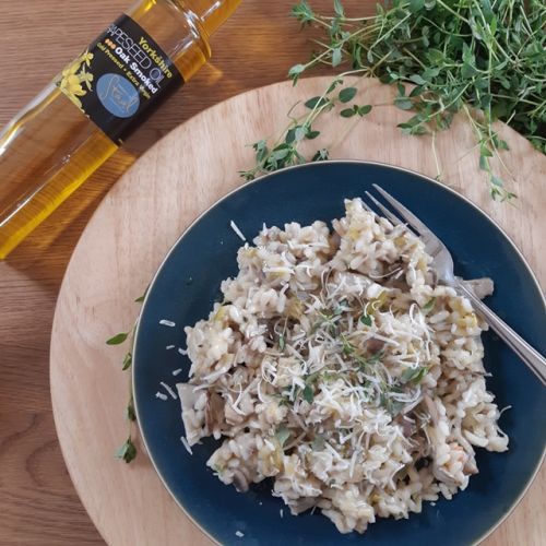 Winning Smoky Leek & Mushroom Risotto