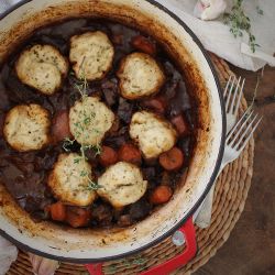 Beef & Ale Stew with Herby Dumplings