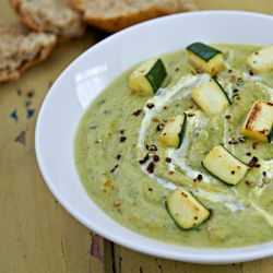 Minted Courgette Soup