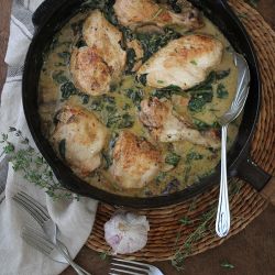 Drunken Creamy Chicken - Yorkshire Rapeseed Oil