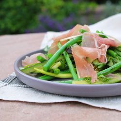 French Bean and Rocket Salad - Yorkshire Rapeseed Oil