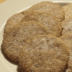 Sweet Ginger Oatmeal Biscuits 
