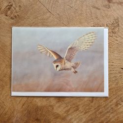 Barn Owl on Lookout Gift Card