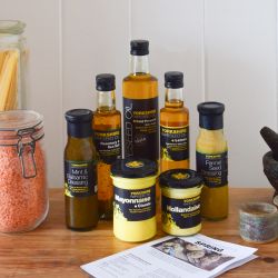 Yorkshire Rapeseed Oil Spring Bundle products in kitchen setting