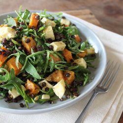 Sweet Potato, Lentil & Yorkshire Wensleydale Cheese Salad