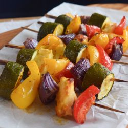 Veggie & Halloumi Skewers