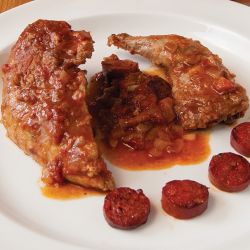 Pheasant with Chorizo & Bacon