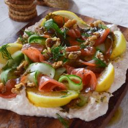 Oak Roast Salmon & Gin Mousse Sharing Board