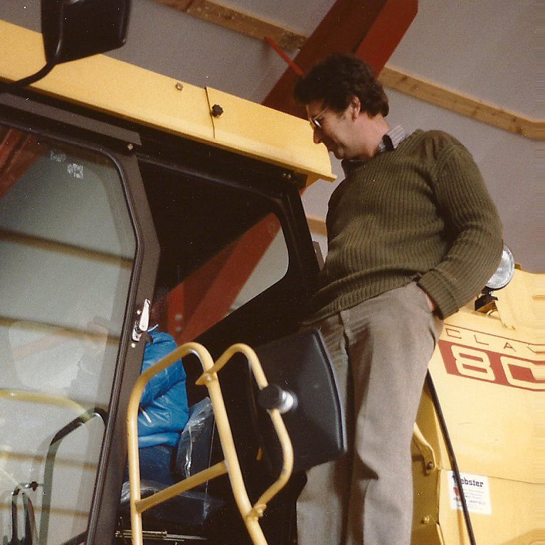 Brian on the farm combine Brian on the farm combine