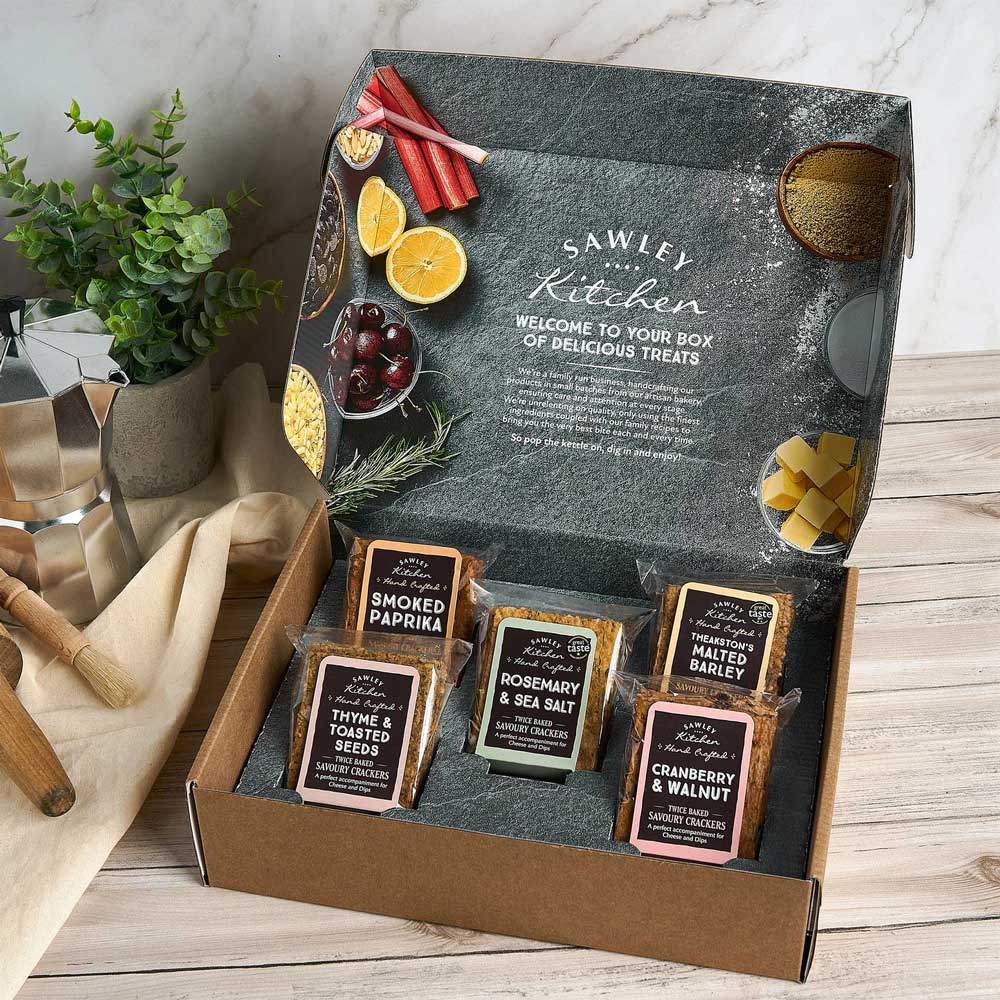 Sawley Kitchen Savoury Cracker Gift Box