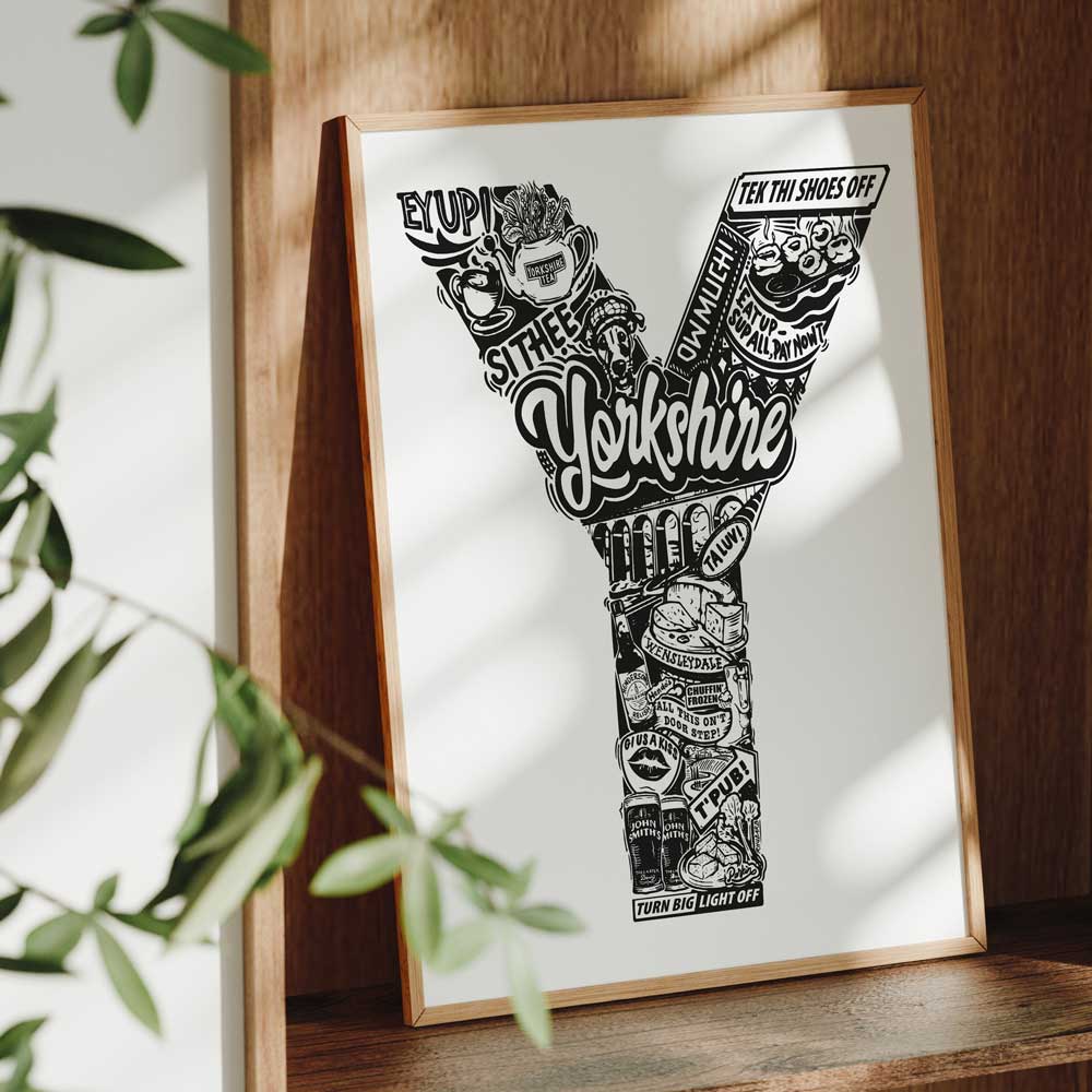 Y is for Yorkshire Print