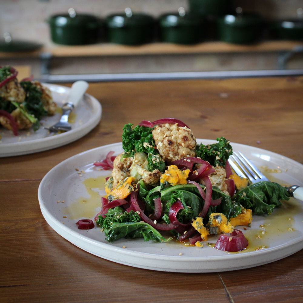 Kale and Cauliflower Salad