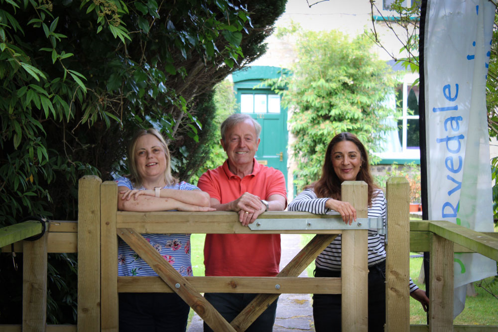 Caroline & Rob from RSF with Marcelle from YRO Caroline & Rob from RSF with Marcelle from YRO