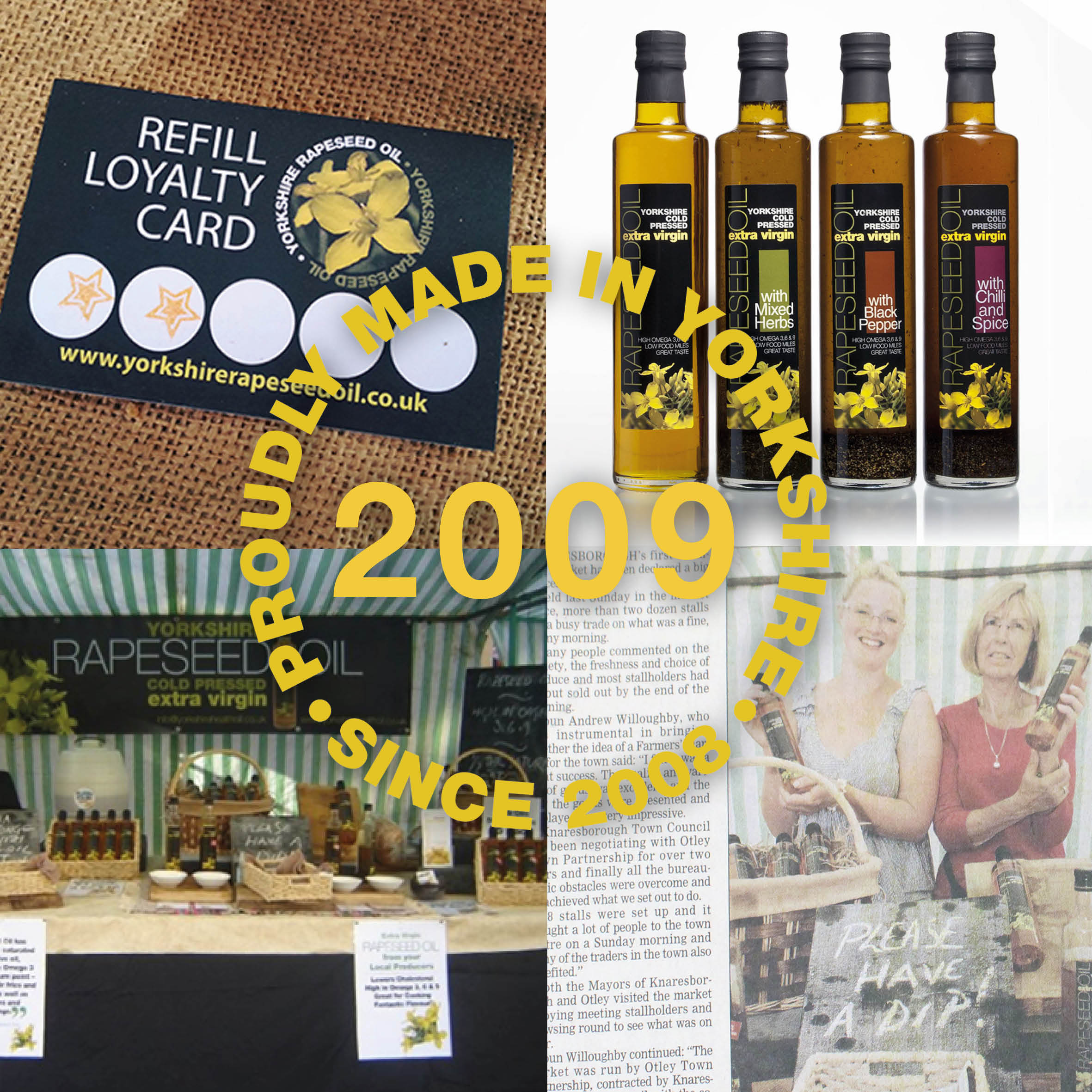 Yorkshire Rapeseed Oil History 2009