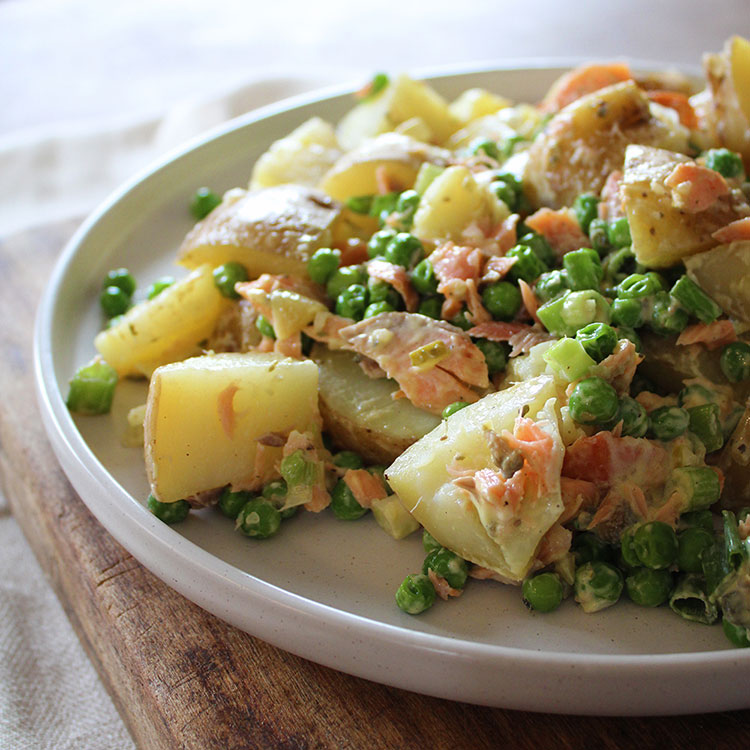 Oak Smoked Salmon & Potato Salad